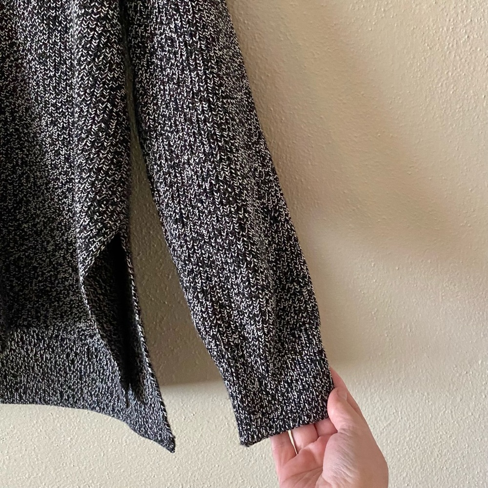 Athleta Switchback Black Marled Pullover Merino W… - image 5